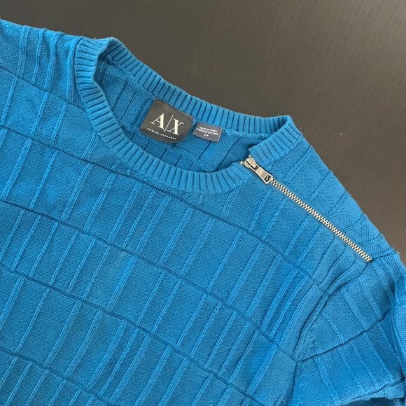 Blue Armani Exchange sweater size S - Picture 2 of 7